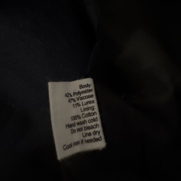 Egg By Susan Lazar Party Dress Metallic Gold Black Fit & Flare 2 Years bv - Picture 8 of 8